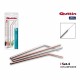 set de 4 pailles en acier avec nettoyant quttin